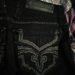 Rock Revival Black Skinny Jeans